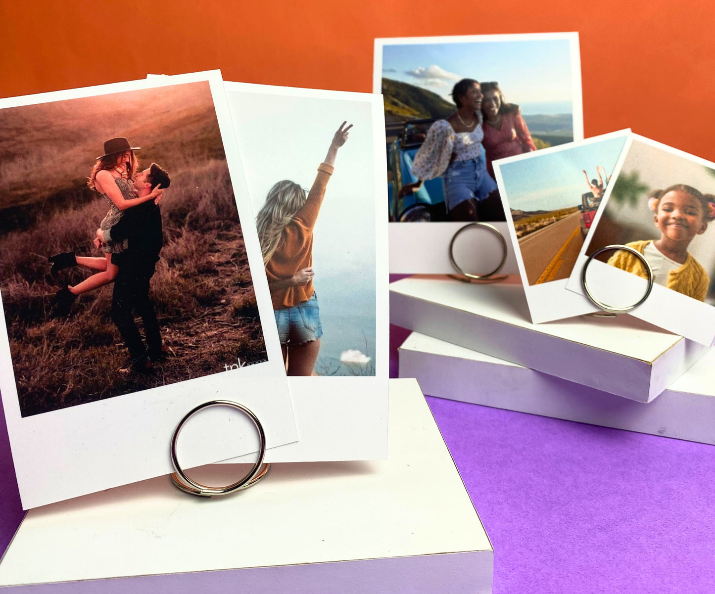 Suporte para fotos - Redondo