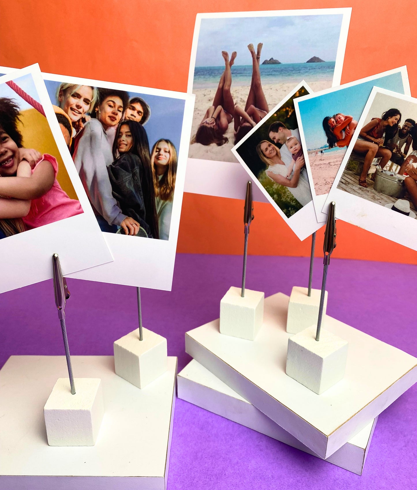 Suporte para fotos - Cubo