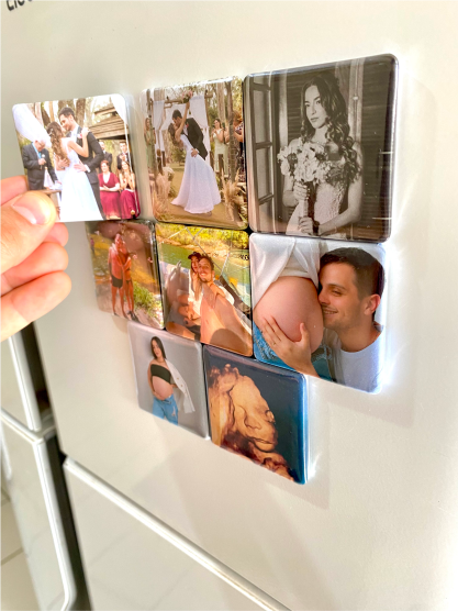 8x Fotos Ímã - Decor