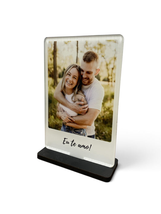 Placa "Eu te amo!"