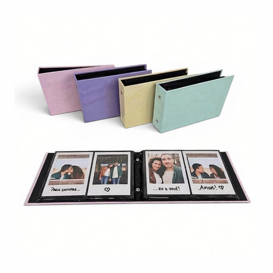 Álbum P/ Fotos Retro - Tamanho 10x7,5cm