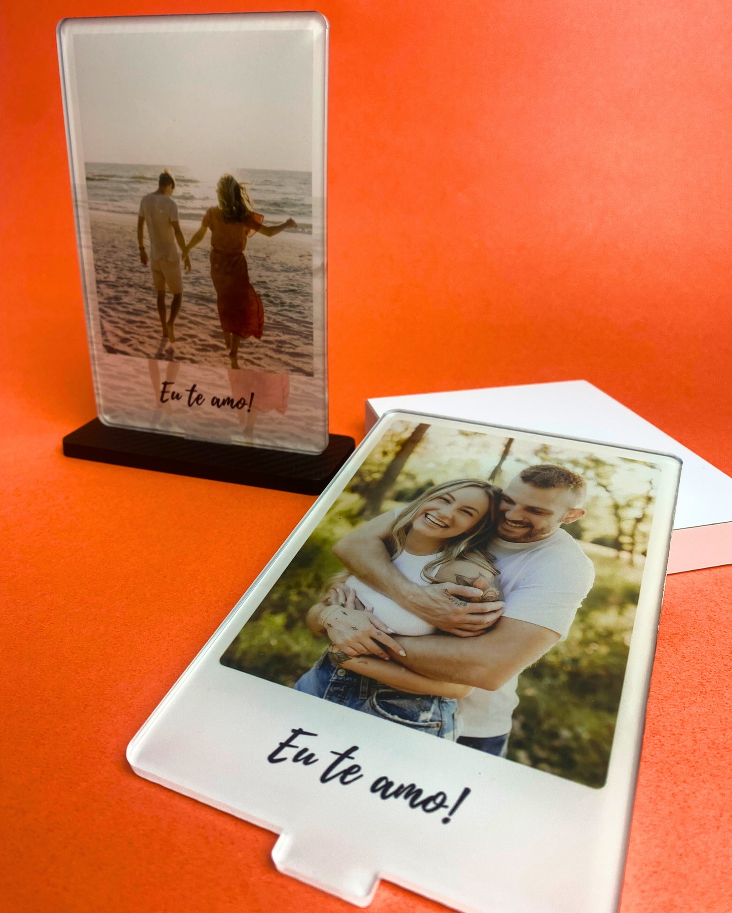 Placa "Eu te amo!"